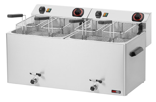 RM Gastro REDFOX Snack Fritös 2x11 liter FE-1010-TD